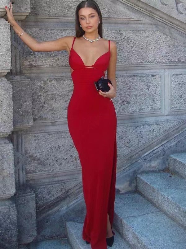 Simple Strapless Evening Party Dresses, Sexy Mermaid Long Prom Dresses, Newest 2023 Long Prom Dresses