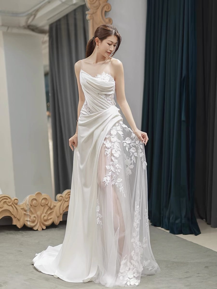 Fashion Unique Design Bridal Gowns, Newest 2024 Wedding Dresses, Lace Wedding Gowns