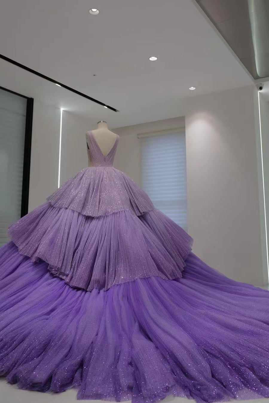 Taylor Swift The Eras Tour Gradient Purple Ball Gown, Gorgeous Long Prom Dresses, Newest Prom Dresses