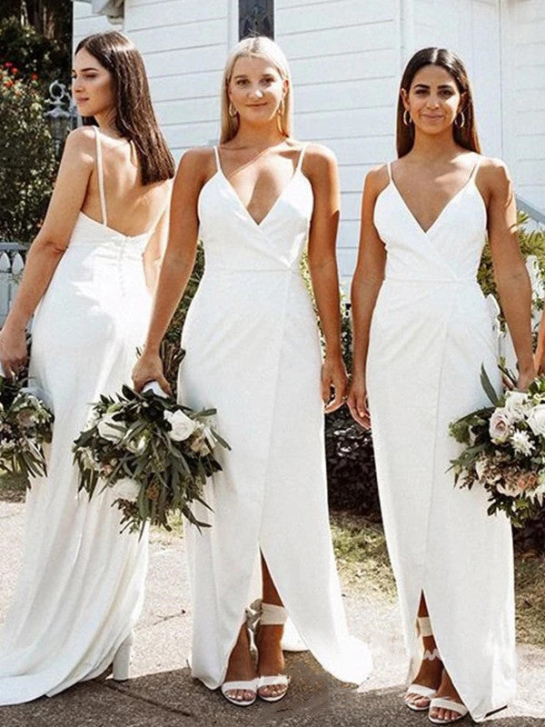 Spaghetti Straps Popular Bridesmaid Dresses, 2020 Newest Bridesmaid Dresses