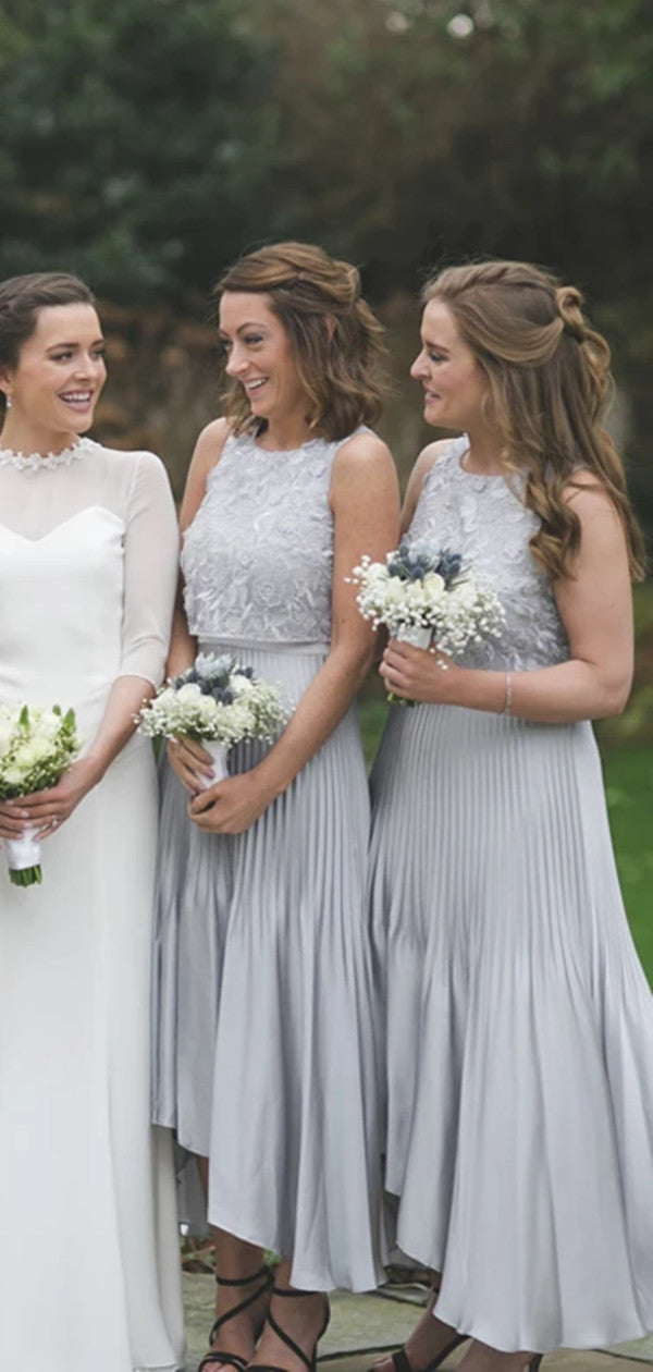 Sleeveless Popular Long Wedding Guest Dresses,2020 Long Bridesmaid Dresses