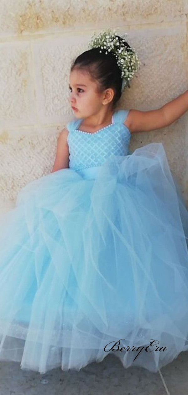 Little Girl Wedding Tulle Flower Girl Dresses