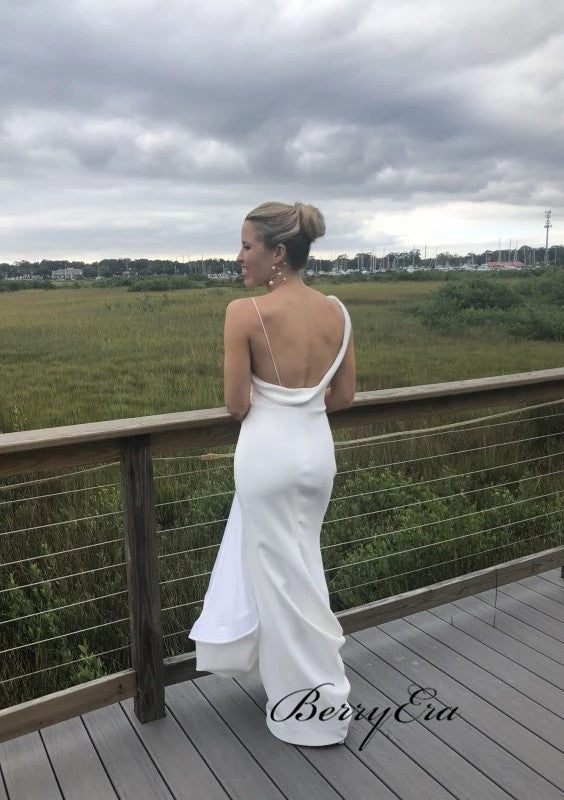 Unique Custom Design Wedding Dresses, Fashion Open Back Wedding Dresses