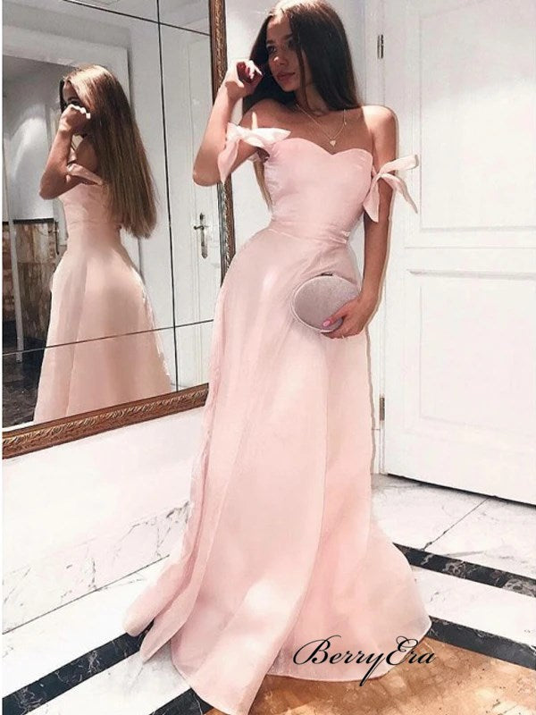 Off Shoulder Long Prom Dresses, Popular 2020 Prom Dresses, Affordable Prom Dresses
