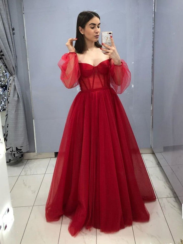 A-line Popular Prom Dresses, School Evening Party Long Prom Dresses, 2020 Prom Dresses