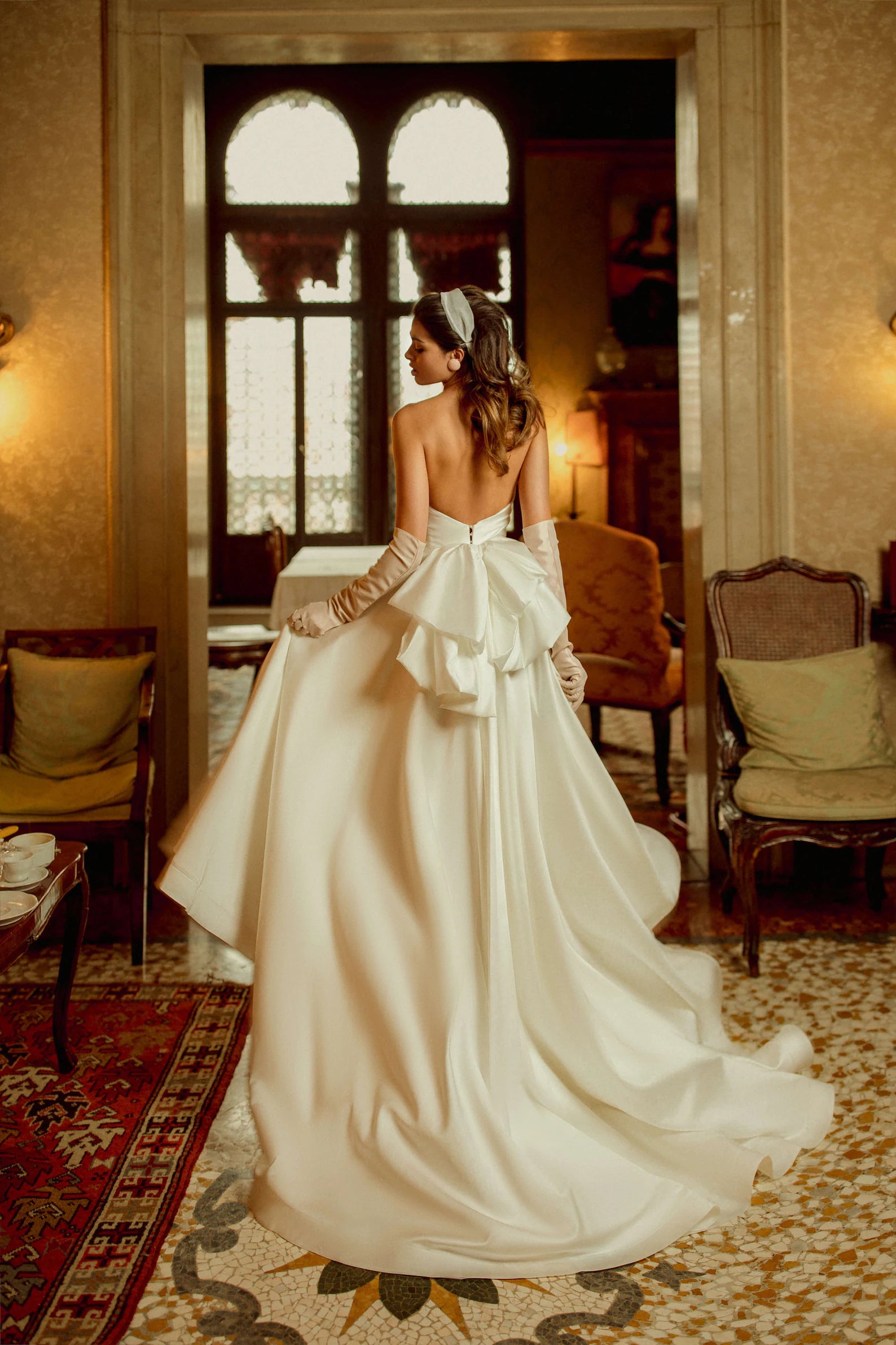 Strapless Satin A-line Wedding Dresses, Elegant Bridal Gowns, Simple Fashion 2022 Wedding Gowns