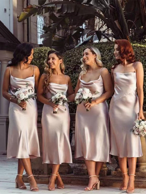 New Arrival Simple Design Bridal Party Dresses, Straps Wedding Guest Dresses, Popular Bridesmaid Dresses