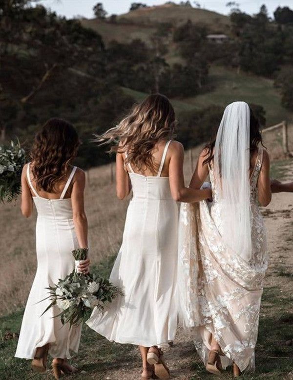 A-line Popular Bridesmaid Dresses, 2020 Wedding Guest Dresses, Bridesmaid Dresses