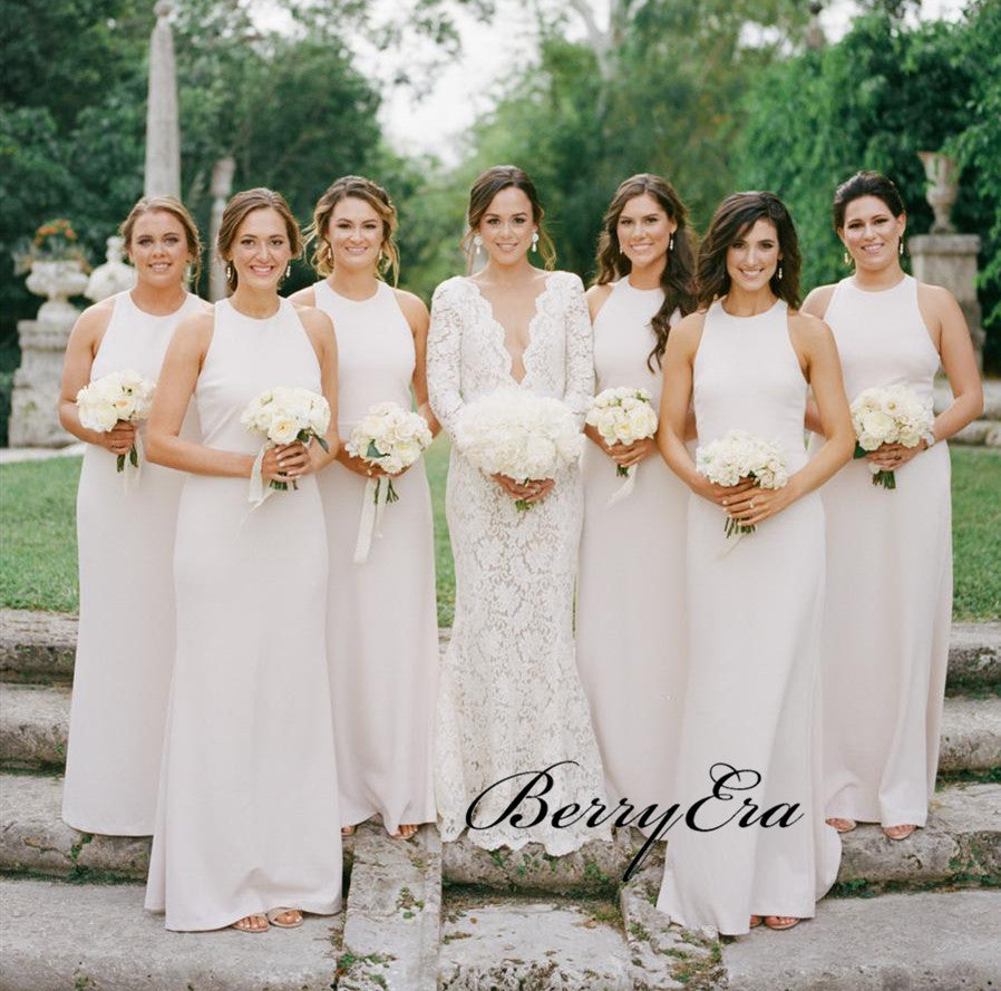 Wedding Bridesmaid Dresses 2019, Custom Design Bridesmaid Dresses