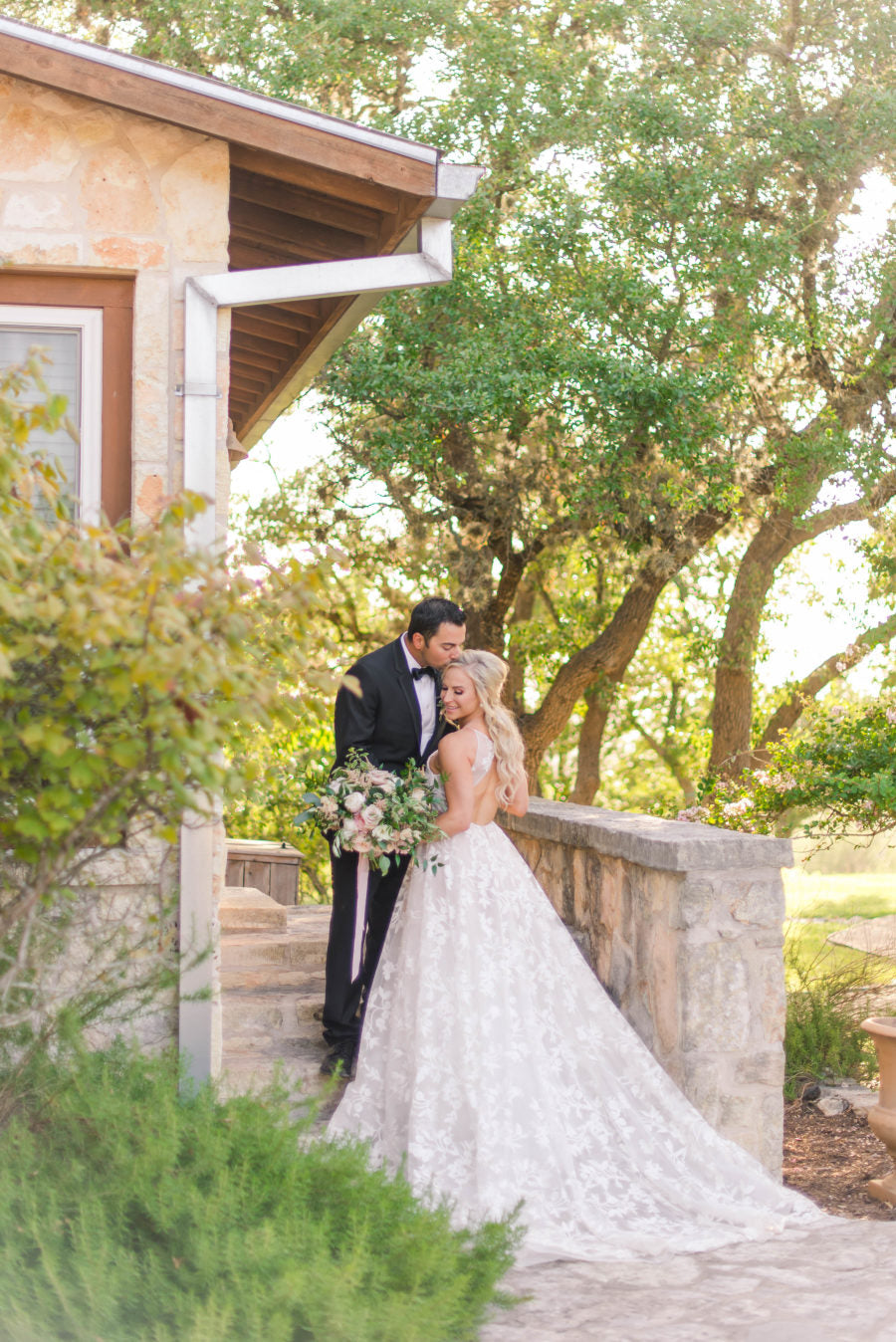 Unique Elegant Lace Wedding Bridal Dresses, Open Back A-line Wedding Dresses