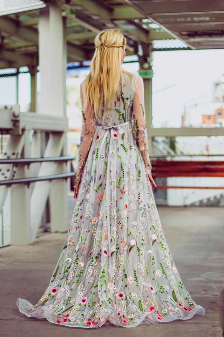 Long Sleeves Appliques Fashion 2021 Prom Dresses Long, Elegant Lace Wedding Party Dresses