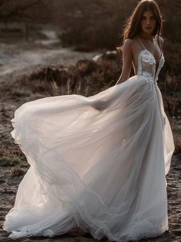 Popular Wedding Dresses, Sexy Wedding Dresses, Open Back Wedding Dresses