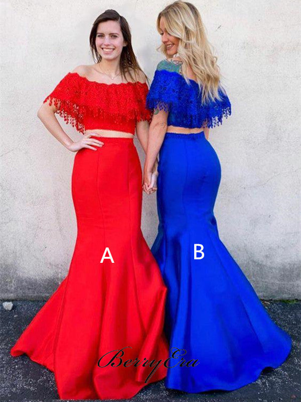 Modest Prom Dresses, Two Pieces Prom Dresses, Newest  Prom Dresses