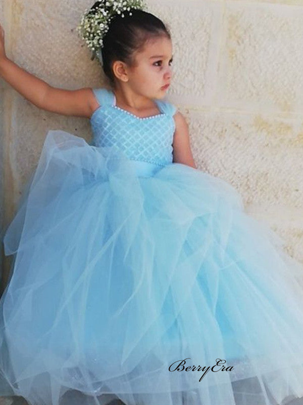 Little Girl Wedding Tulle Flower Girl Dresses
